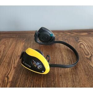 Vintage Sony Sports Walkman SRF-H5 FM/AM Radio Stereo Headphones Mega Bass WORKS
